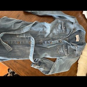 Little girls Jean dress